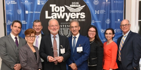 VMM Named Top Law Firm of Long Island Eighth Year in a Row! Photo