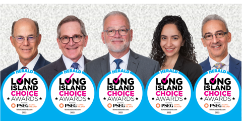 VMM is proud to congratulate five of our attorneys for being named TOP 5 nominees for the 2022 Long Island Choice Awards!
