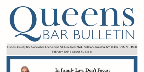 Partner Joseph Trotti Article Makes Front Page of Queens Bar Bulletin
