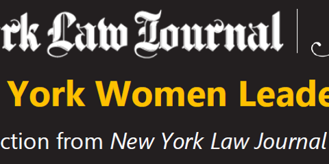 Partner Constantina Papageorgiou Named to New York Law Journal 2023 "New York's Top Rated Women Leaders"!