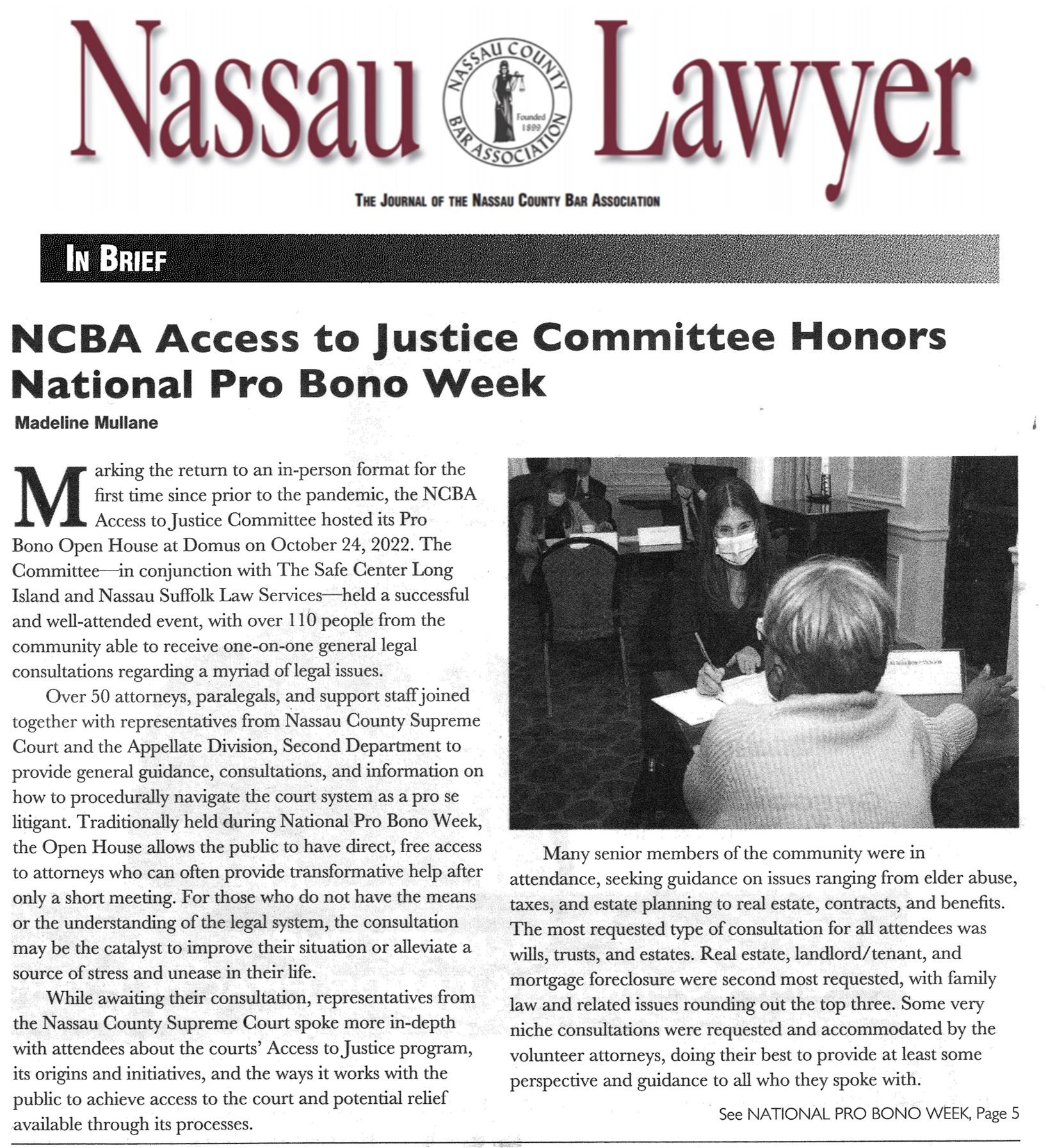 Nassau Lawyers Article