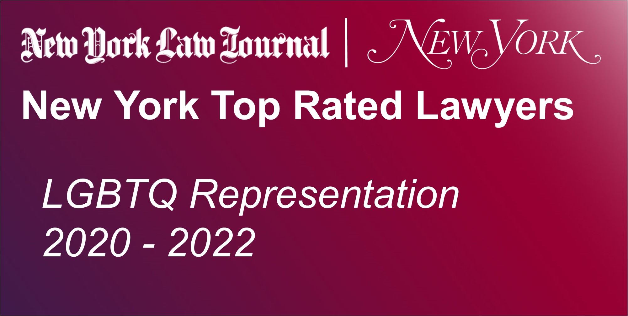 NYLJ-LGBTQ-Representation 2020-2022