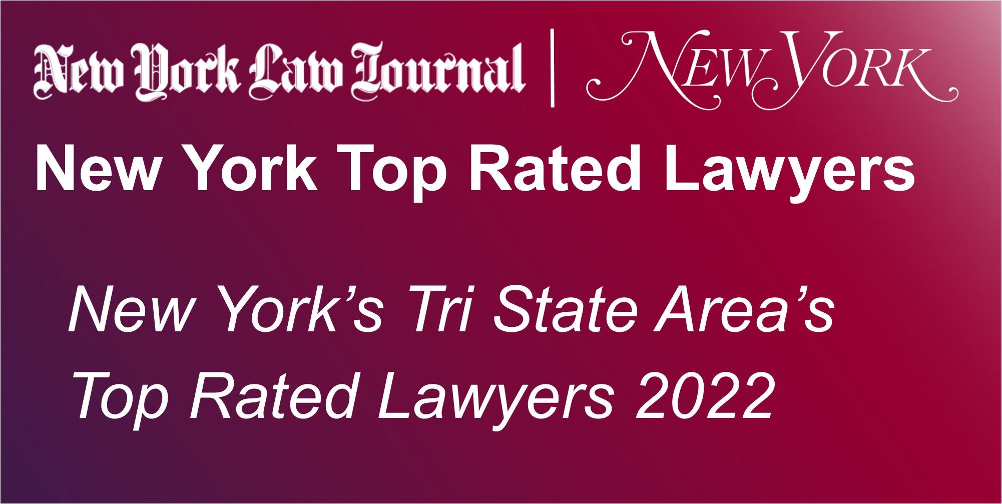 NY Top Rated Lawyers