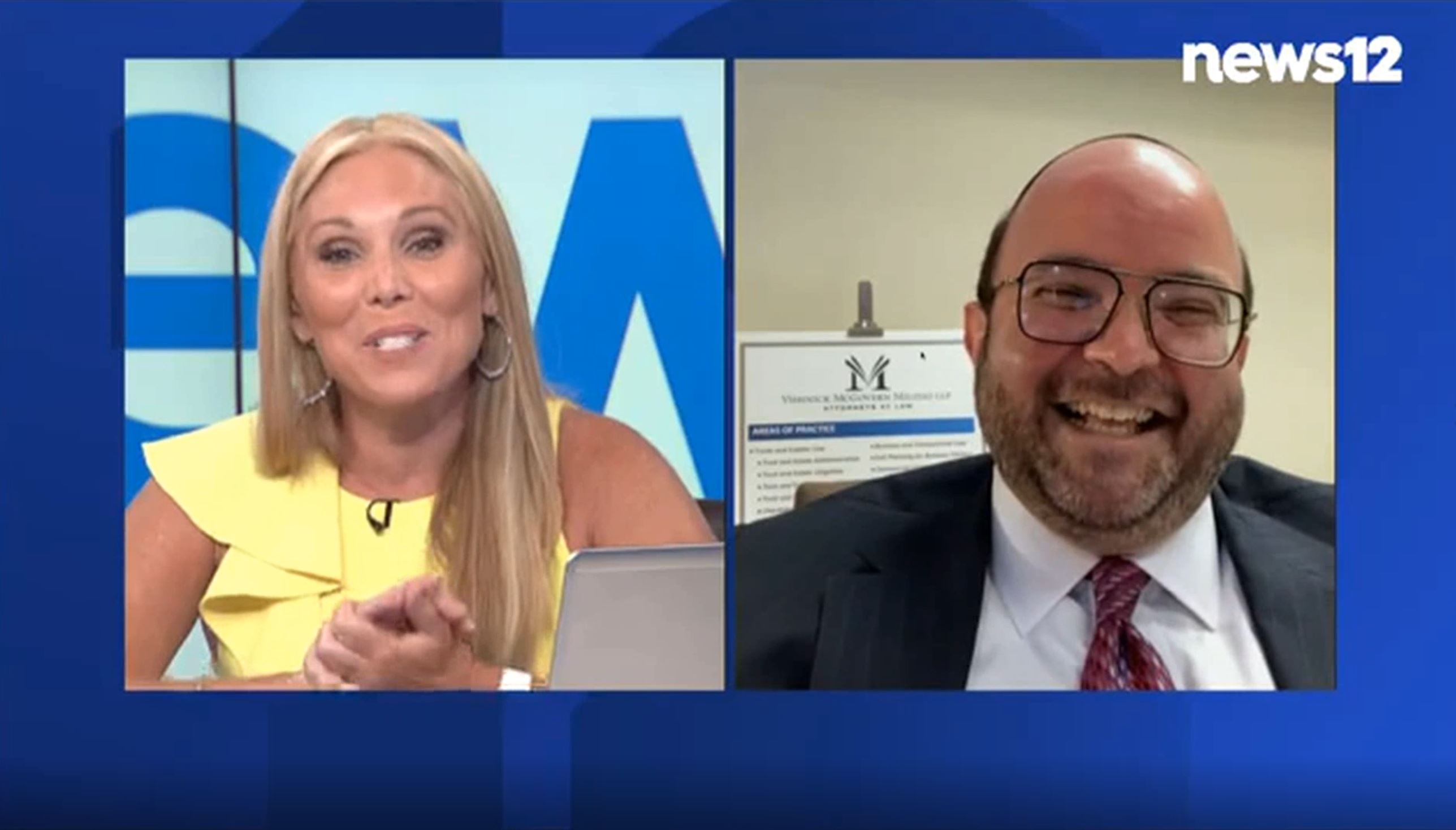 Partner Avrohom Gefen Discusses on News 12 NY & NJ How Businesses Can Reopen Legally and Safely