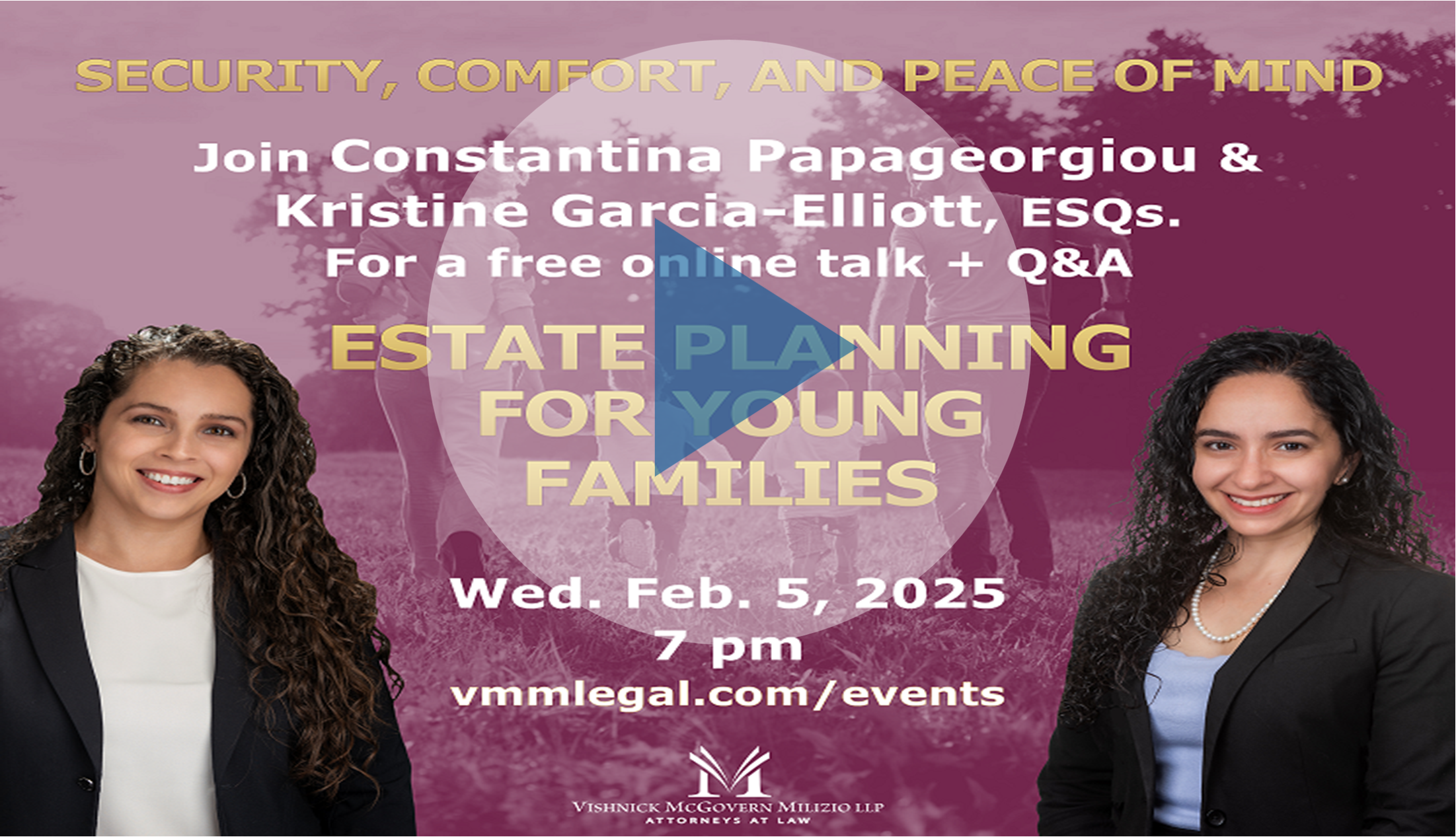 In Case You Missed It: Estate Planning for Young Families Webinar (VIDEO)