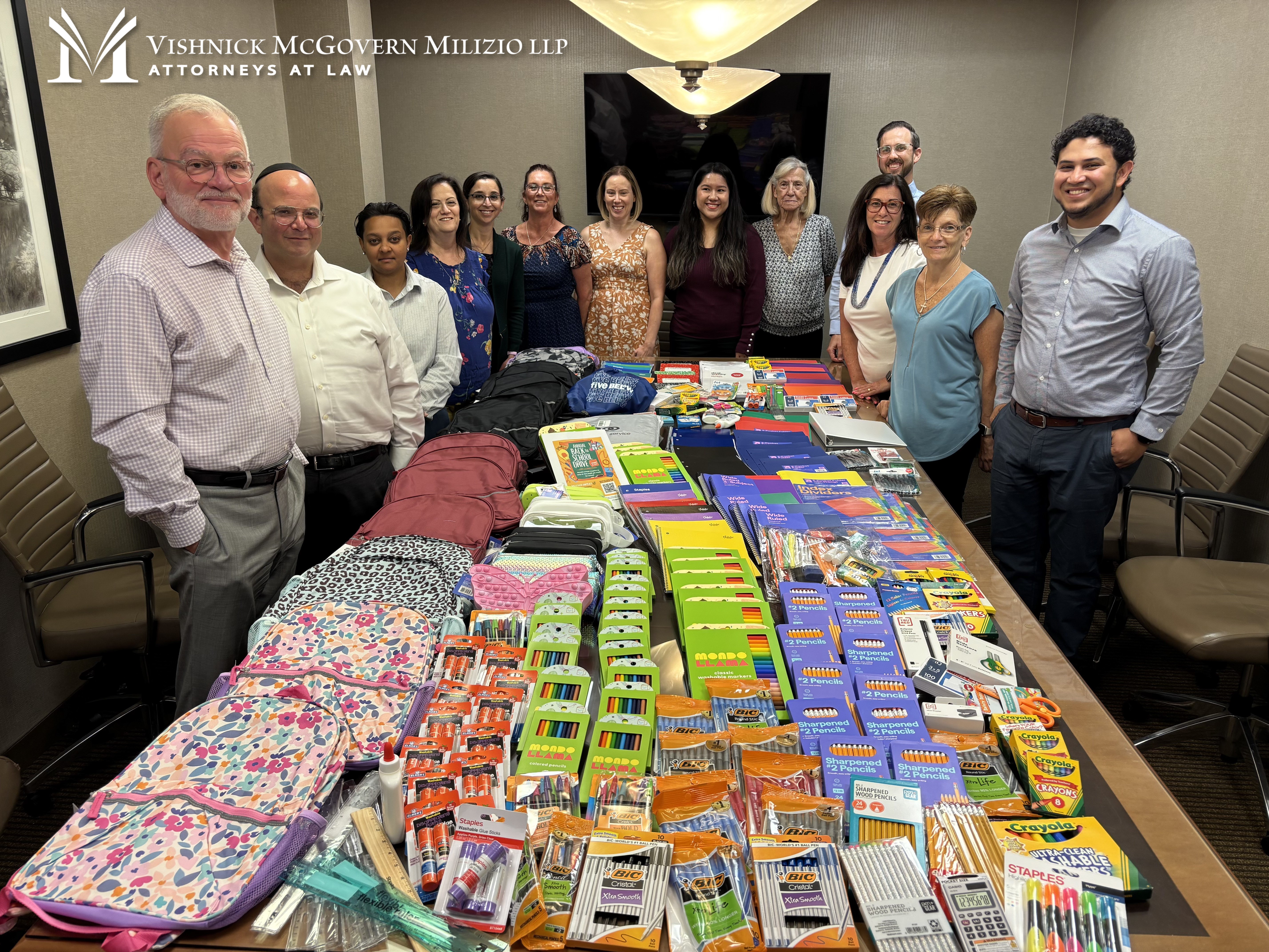 VMM Supports School Supply Drive for LI Families in Need
