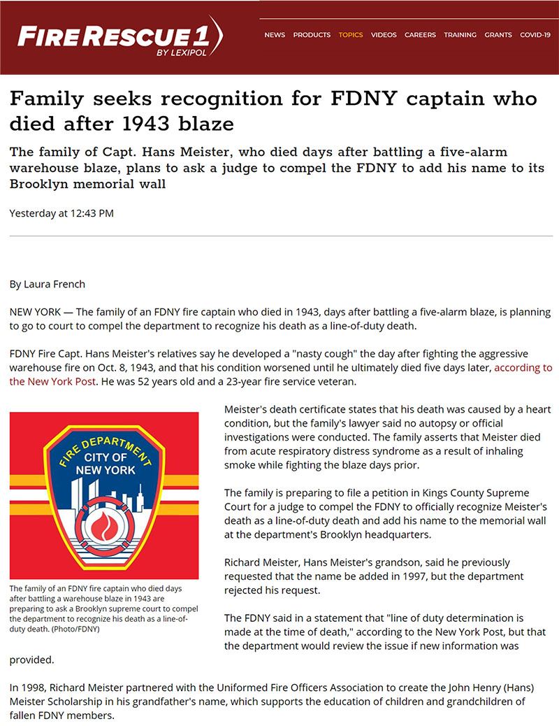  Fire Rescue Article