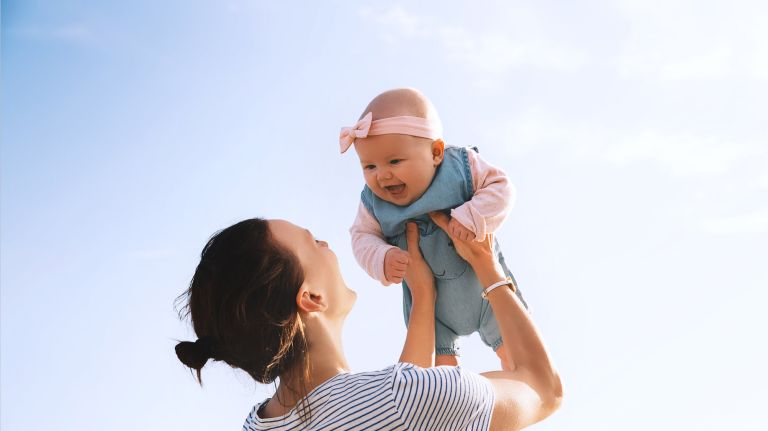 Mother with Baby Girl